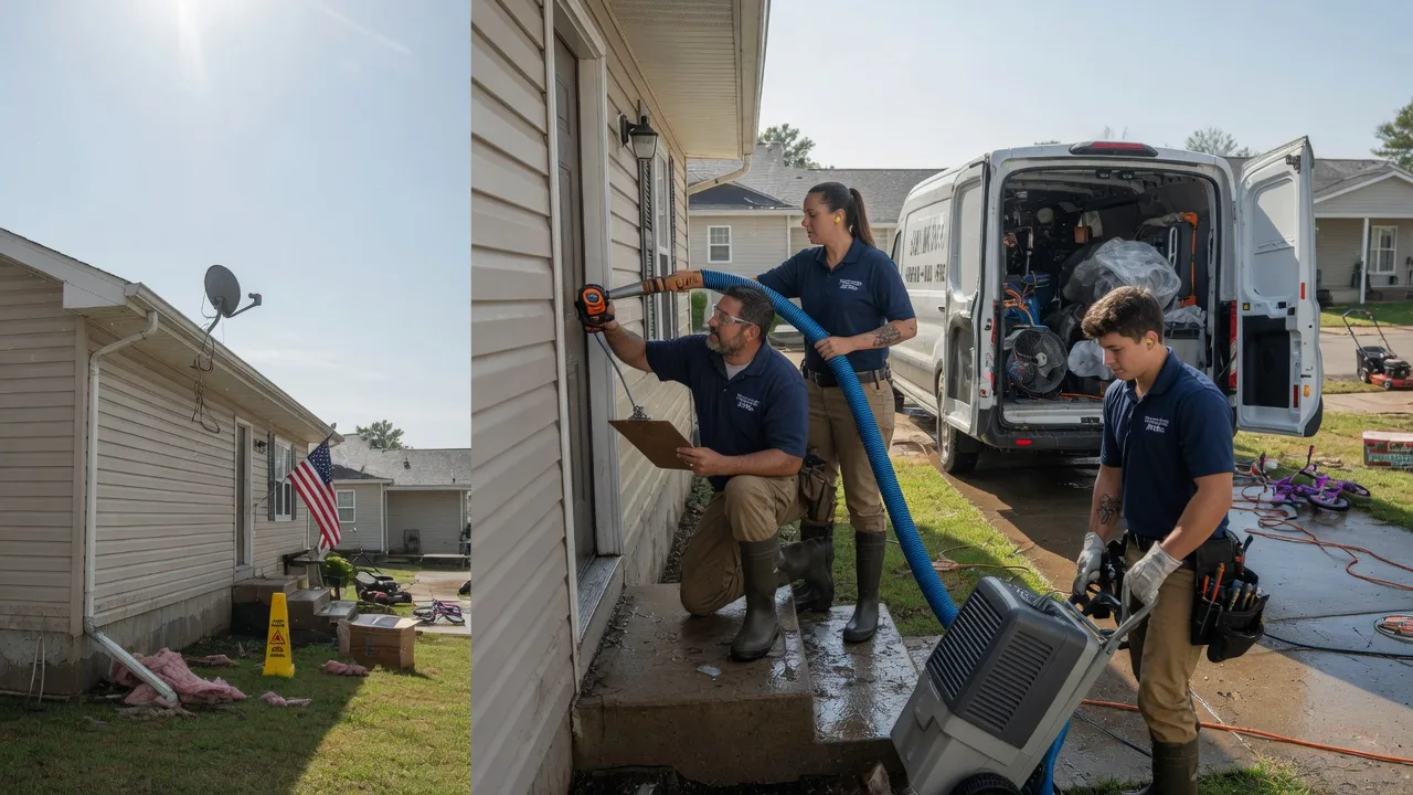 Ceiling Water Damage Restoration in Concord, VA near me